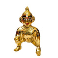 Brass Ladoo Gopal Krishna Statue Idol (5cm)
